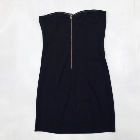 ✨Free People Strapless Beaded Black Bodycon Dress - Picture 5 of 5